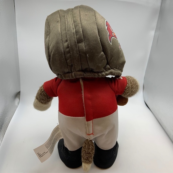 Vintage Gemmy Dancing & Musical Football Player Sock Monkey Animated Plush - Picture 5 of 16